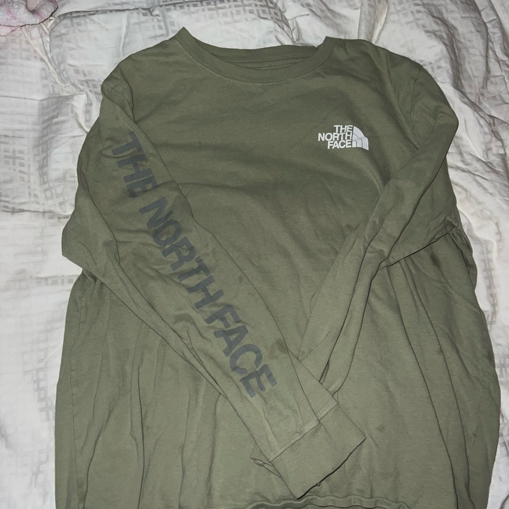 The North Face Men's Forest Green Long Sleeve Tee